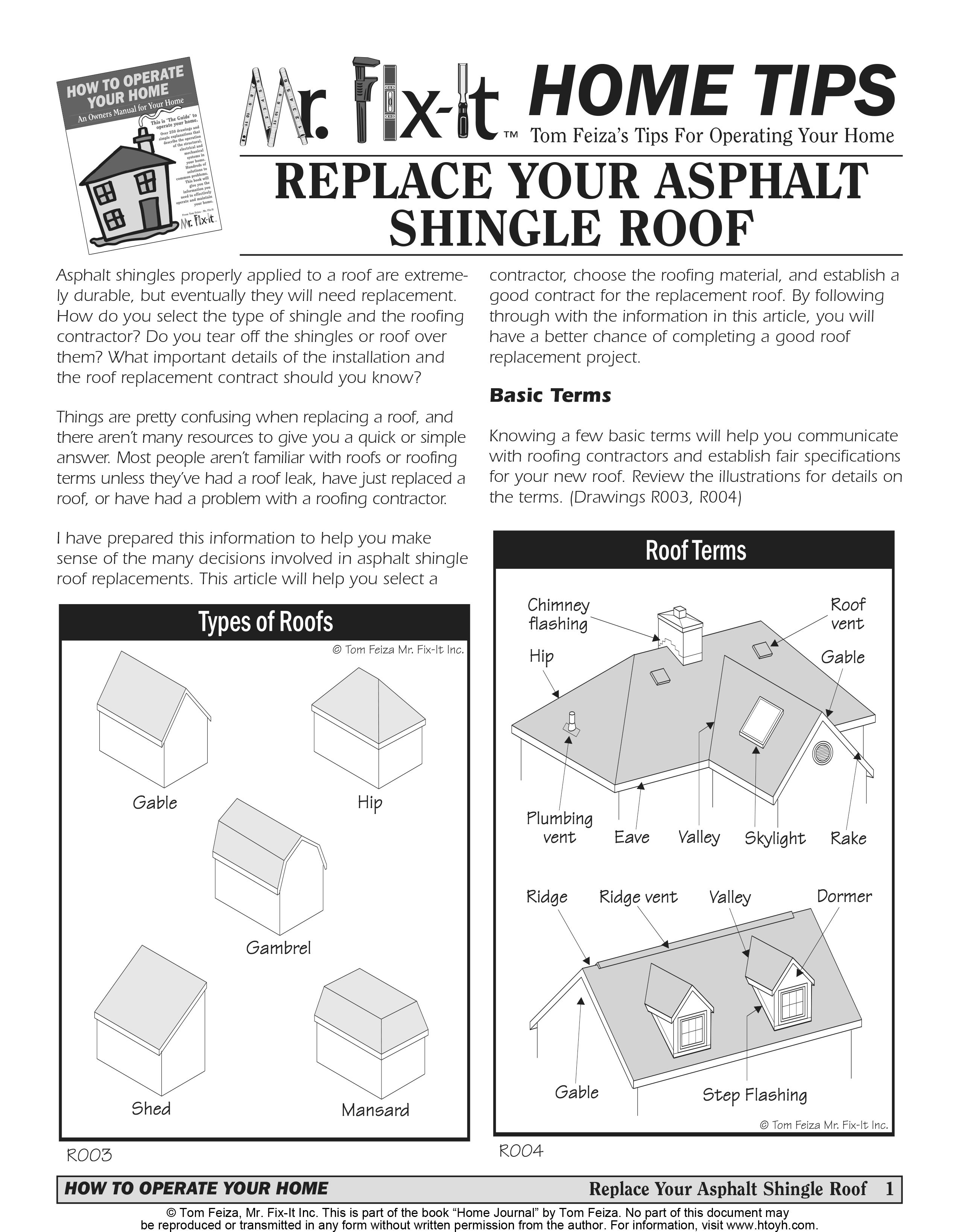 replace your asphalt shingle roof PDF