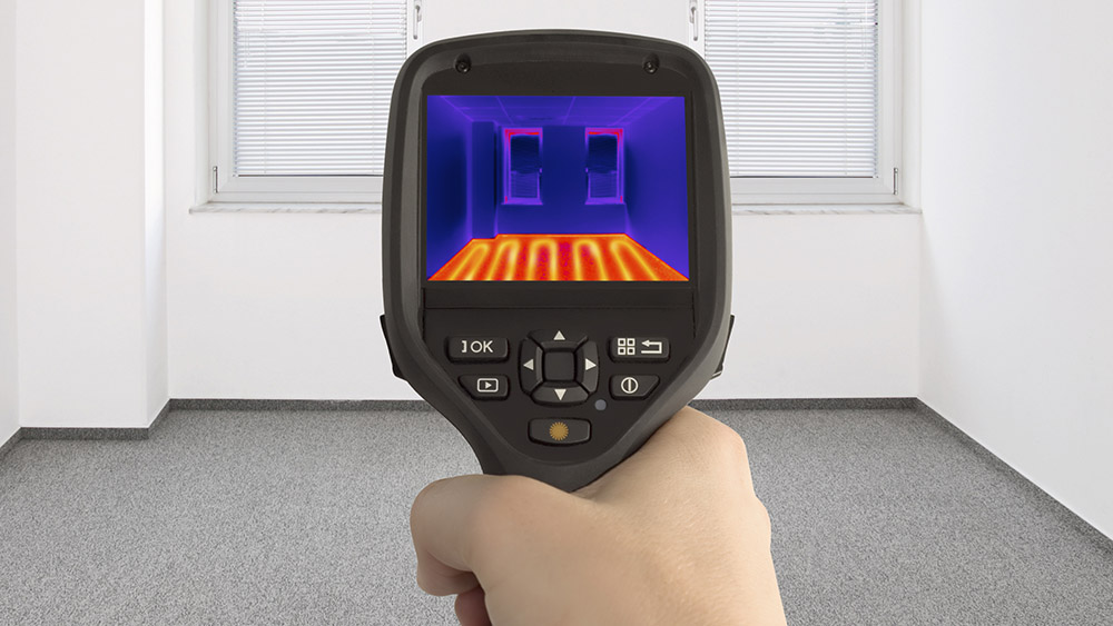 Thermal Imaging device used while preforming home inspection Services 